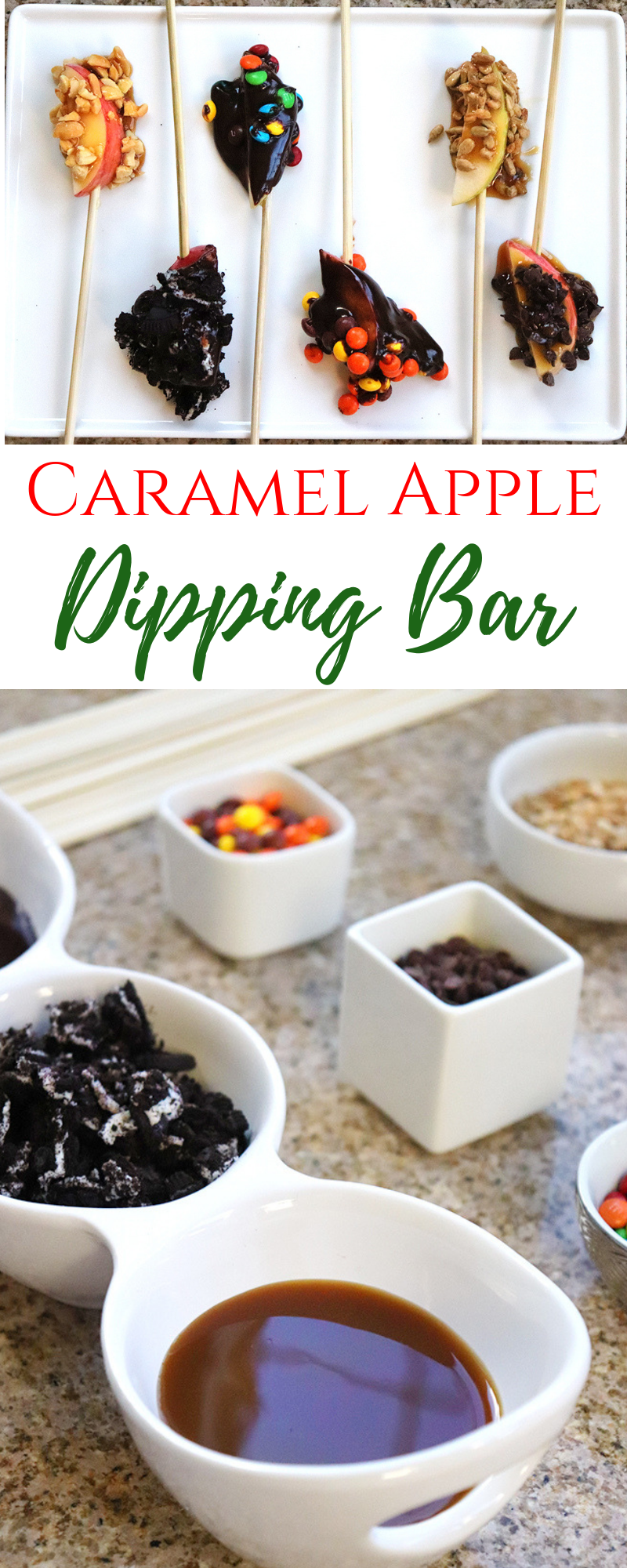 Caramel Apple Dipping Bar | Homemade & Happy