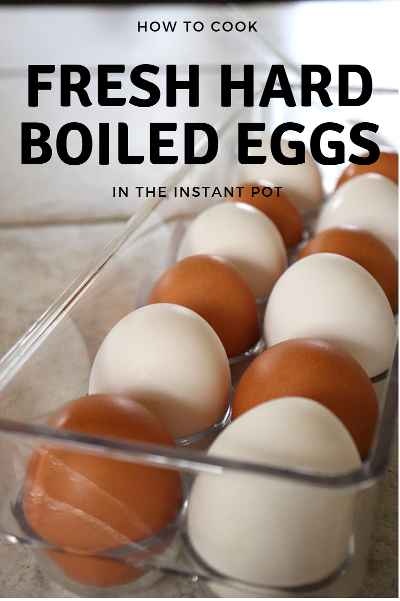 Instant Pot Hard Boiled Eggs | HomemadeandHappy.com